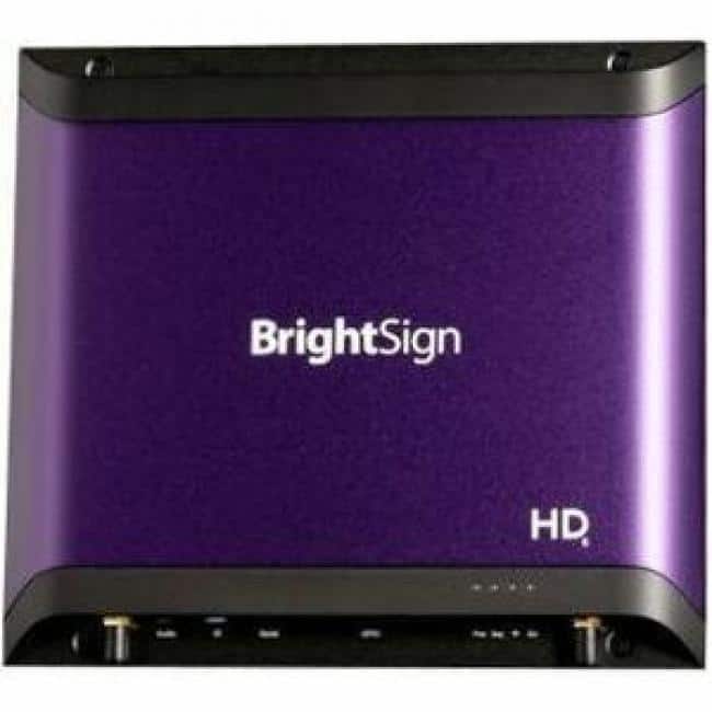 HD6 Digital Player - High Dynamic Range (HDR) - 2160p - HDMI - USB - SerialEthernet - BrightSign OS - Purple