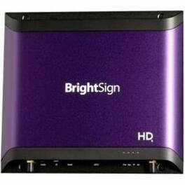 HD6 Digital Player - High Dynamic Range (HDR) - 2160p - HDMI - USB - SerialEthernet - BrightSign OS - Purple
