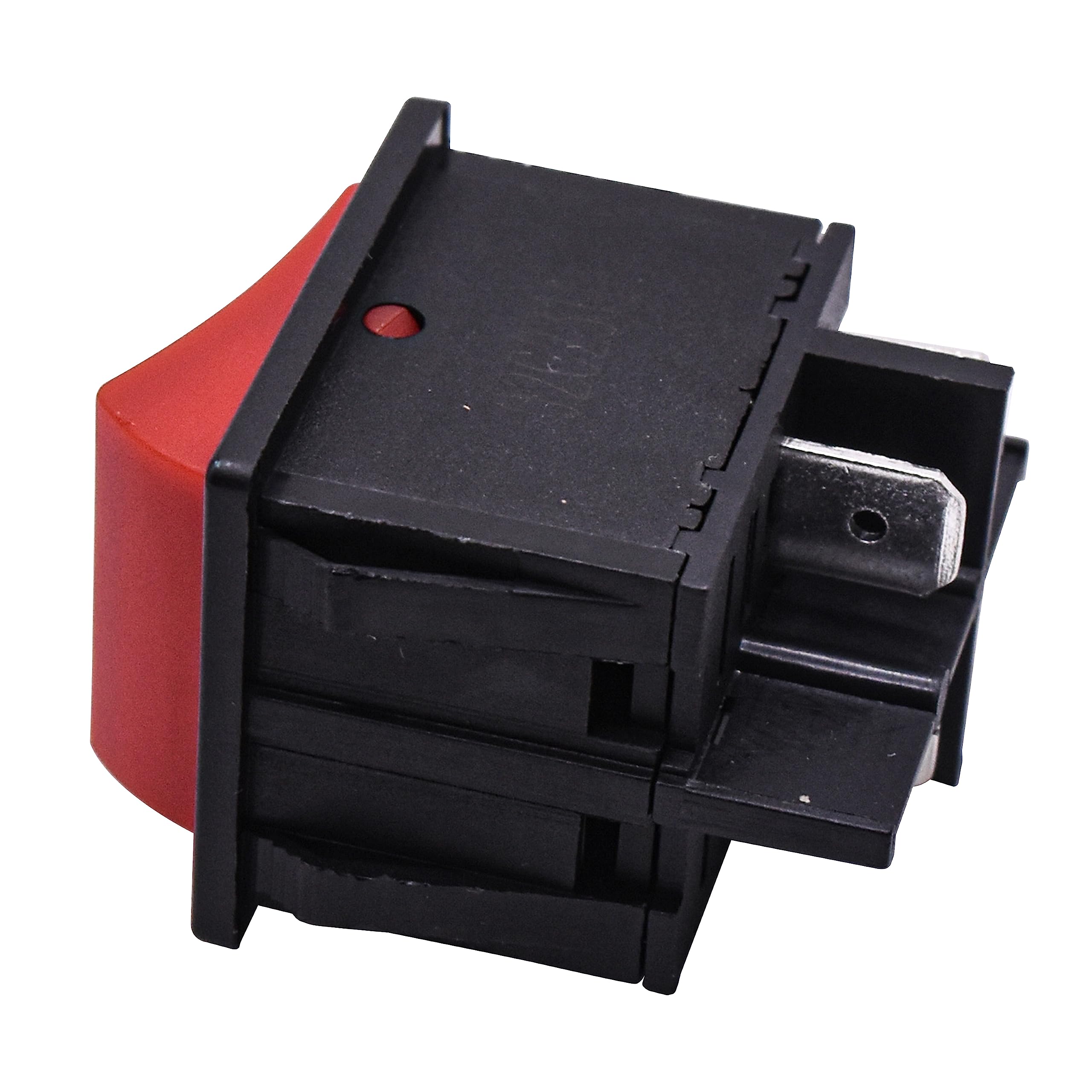 Alt View 2. HQRP - ON-OFF Rocker Switch 4-Prong 10 A 125 V UL Listed Replacement for KEDU HY12 - red.