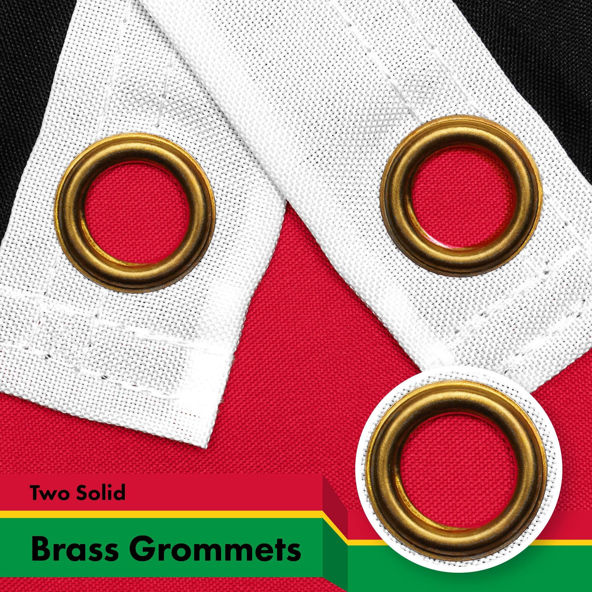 Two Solid Brass Grommets