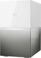 WD - My Cloud Home Duo 8TB 2-Bay Personal Cloud - White - Front_Zoom