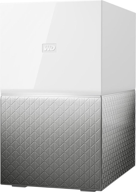 WD - My Cloud Home Duo 12TB 2-Bay Personal Cloud - White