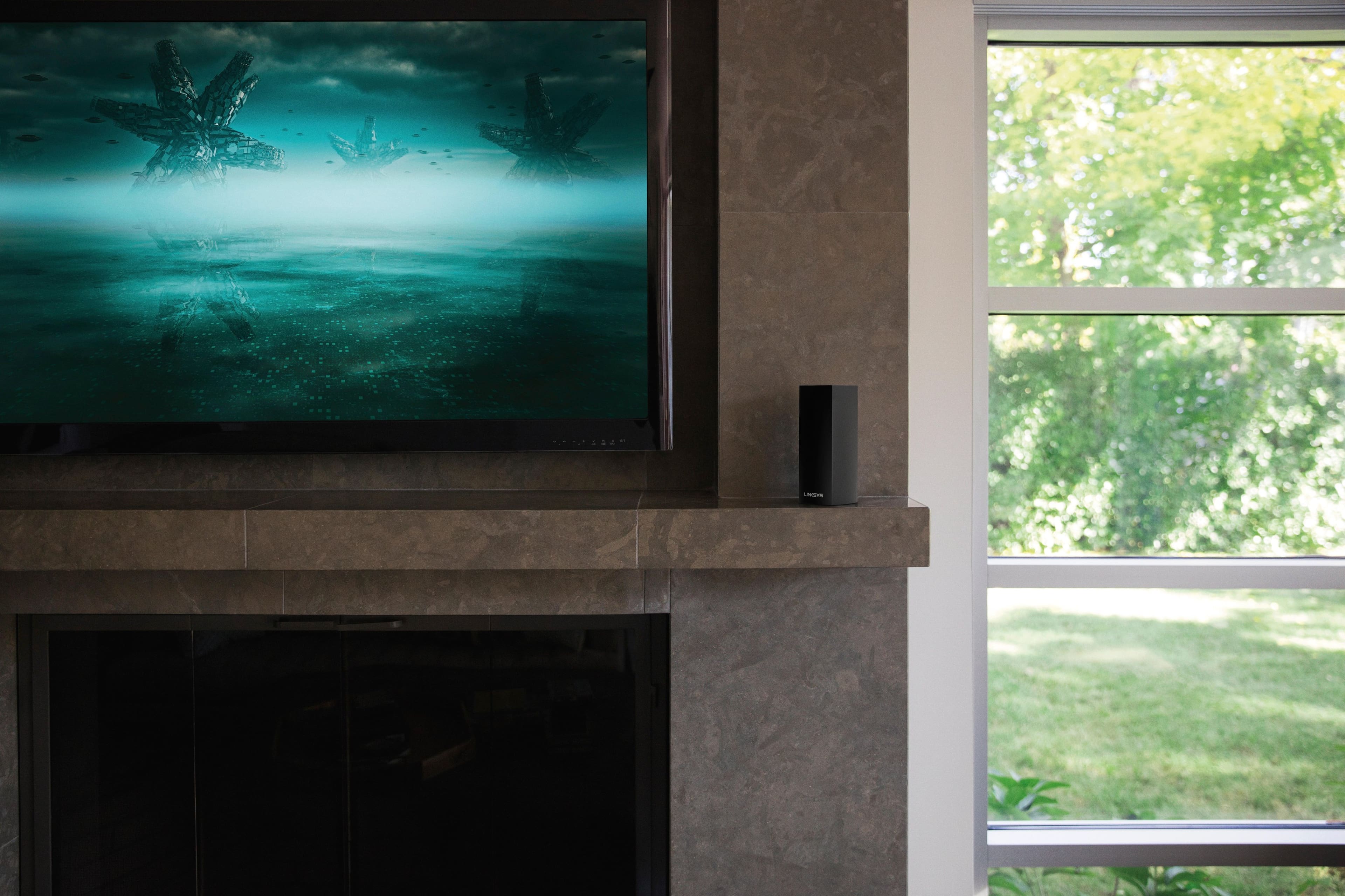 Alt View 19. Linksys - VELOP AC2200 Tri-Band Mesh Wi-Fi System (2-pack) - Black.