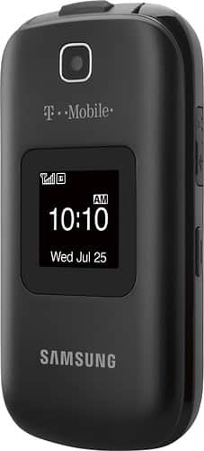 Alt View Standard 5. Samsung - T159 Cell Phone - Black (T-Mobile).