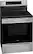 Angle. Frigidaire - Gallery 5.4 Cu. Ft. Self-Cleaning Freestanding Electric Induction Convection Range.