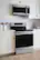 Alt View 12. Frigidaire - Gallery 5.4 Cu. Ft. Self-Cleaning Freestanding Electric Induction Convection Range.