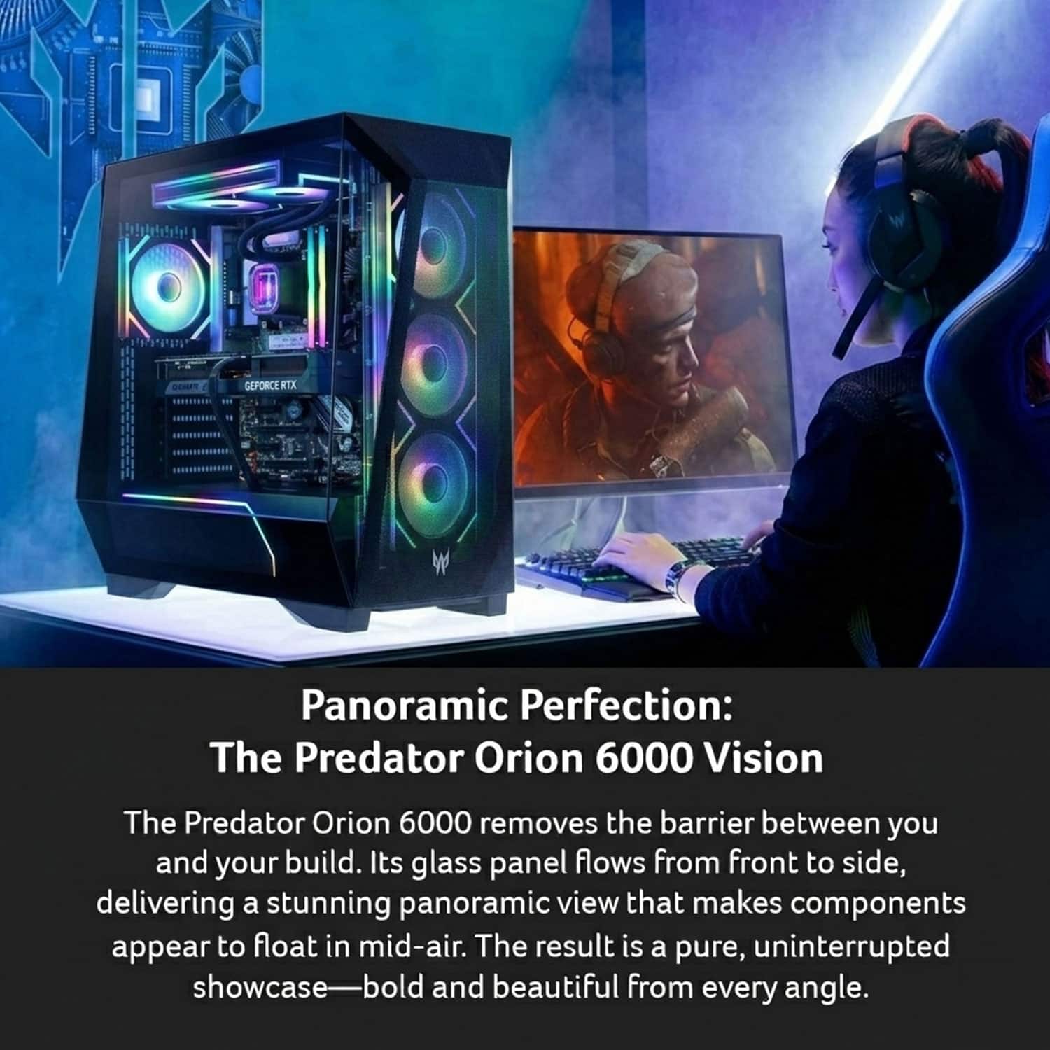 Acer Predator Orion Gaming Desktop Intel Core Ultra 7 265KF 2024