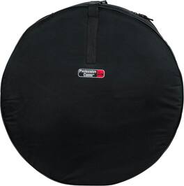 Gator - 24-Inch x 18-Inch Padded Bass Drum Bag with 10mm Interior Cushioning, Durable Nylon Exterior, and Carrying Straps