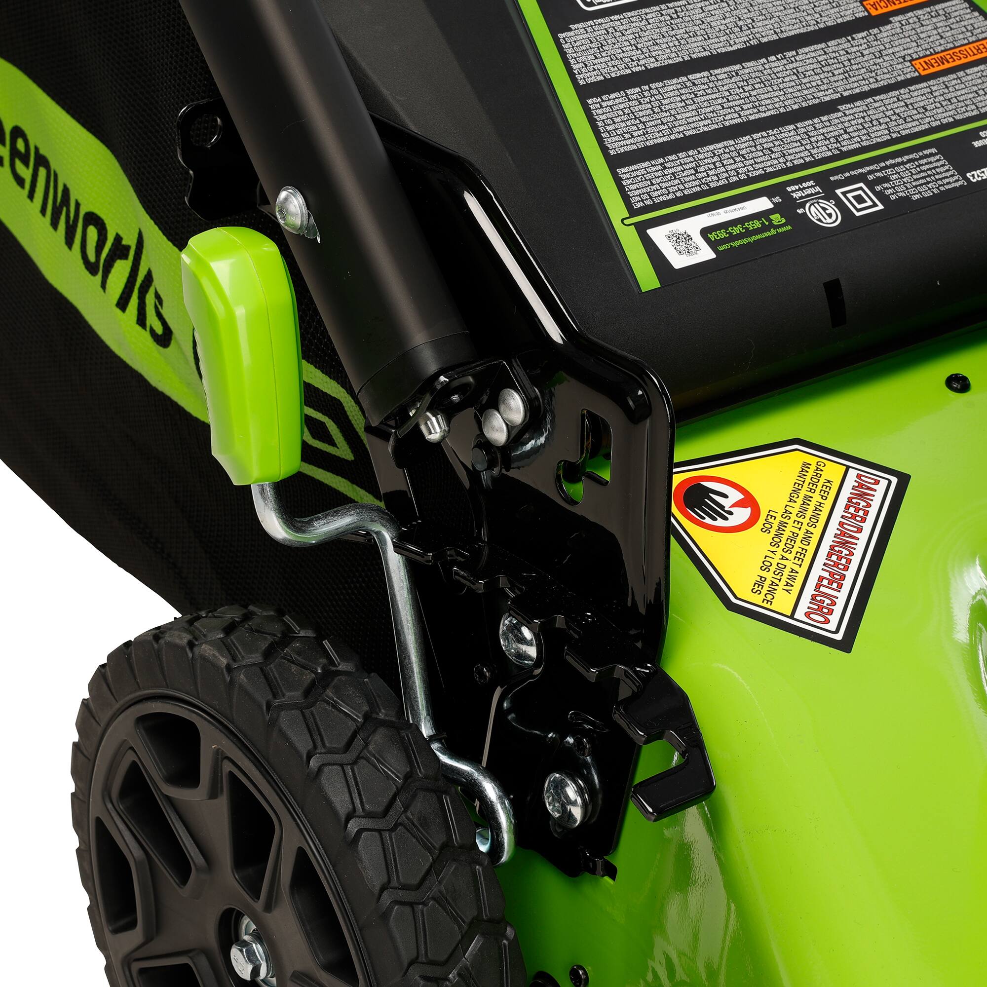 Alt View 11. Greenworks - Pro 80-Volt 21 in. 3-in-1 Lawn Mower (4.0Ah Battery and Charger Included) - Green.