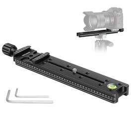 Neewer - 200mm Professional Nodal Slide Rail with Quick Release Clamp