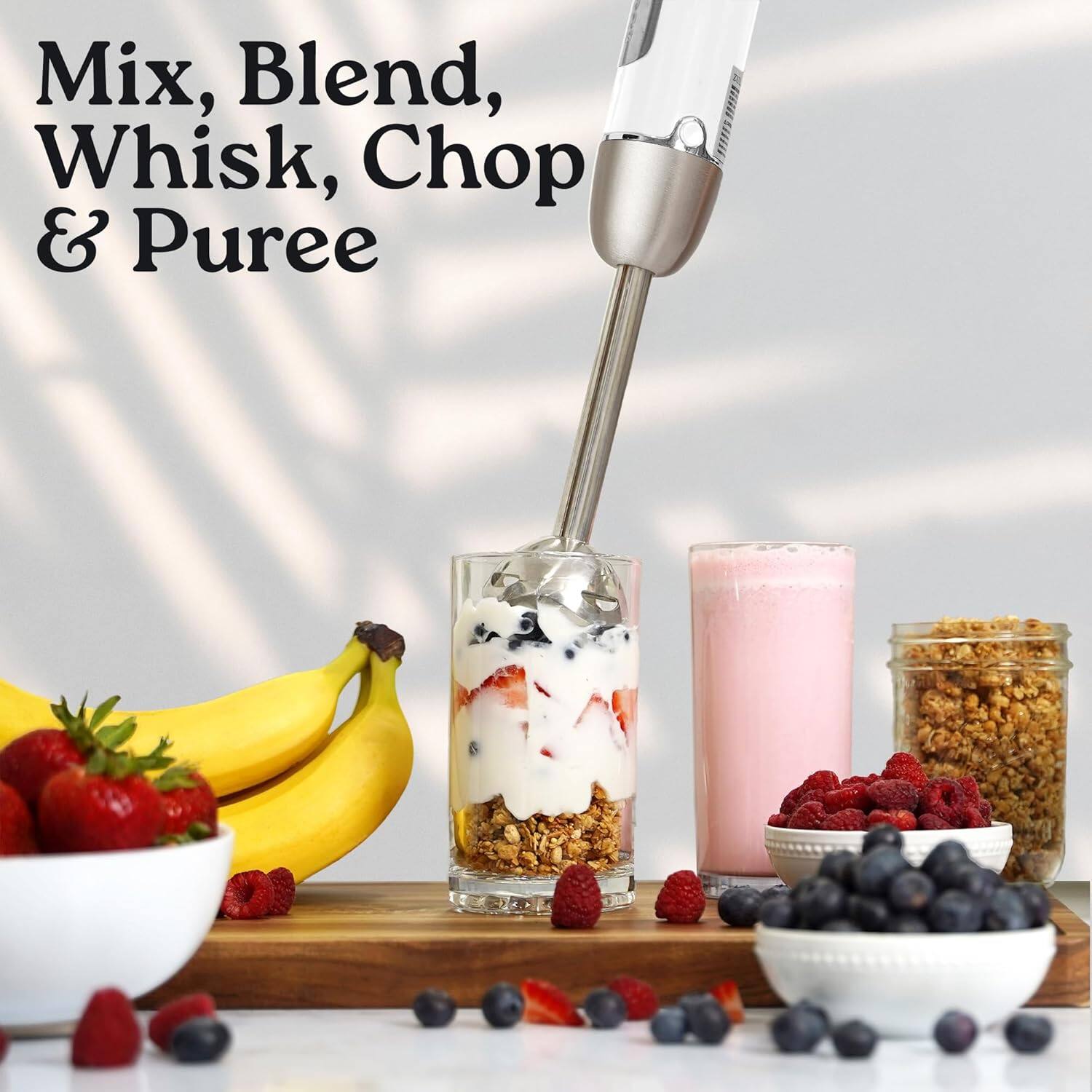 Mix, Blend, Whisk, Chop & Puree