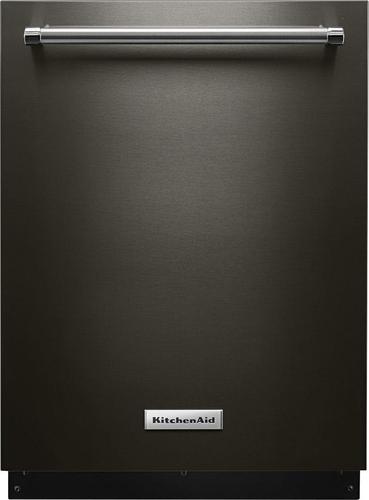 Rent to own KitchenAid - 24" Built-In Dishwasher - Black stainless steel