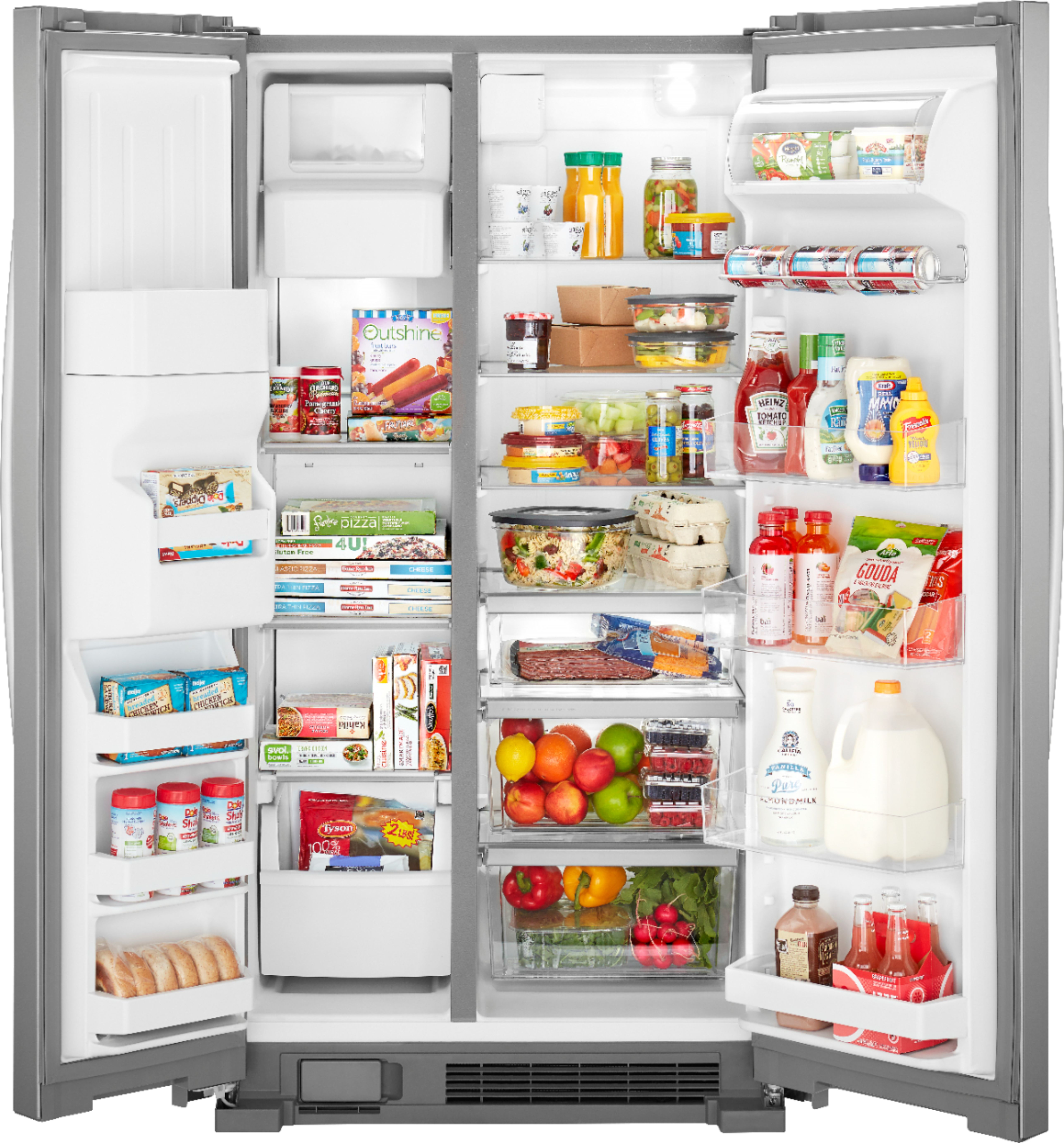 Customer Reviews: Whirlpool 24.6 Cu. Ft. Side-by-Side Refrigerator ...