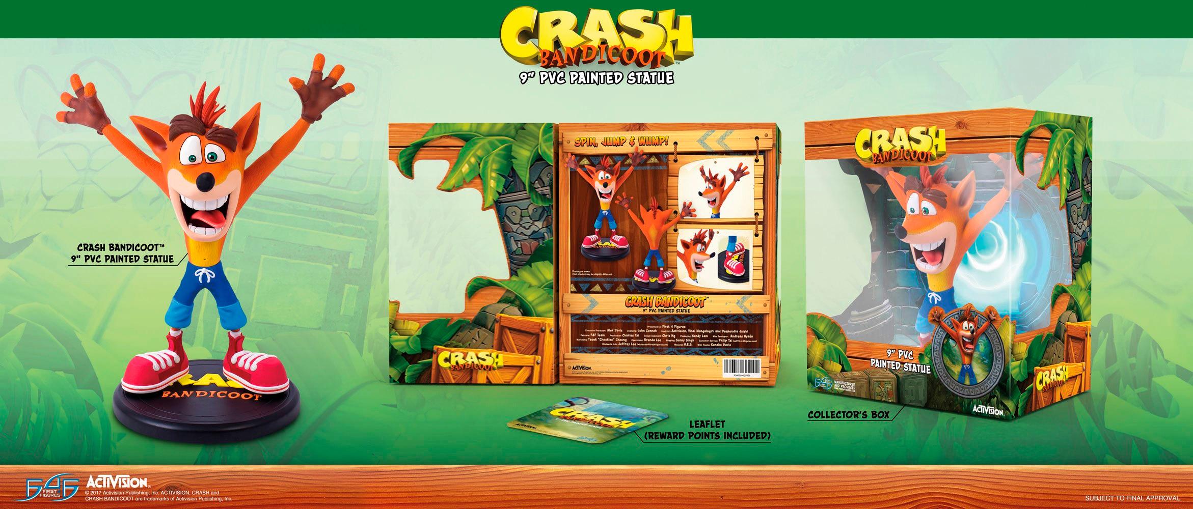 Figurine - Crash Bandicoot - First 4 Figures Crash 41 cm