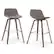 Angle. Simpli Home - Randolph Bentwood Counter Height Stool (Set of 2) - Mocha.
