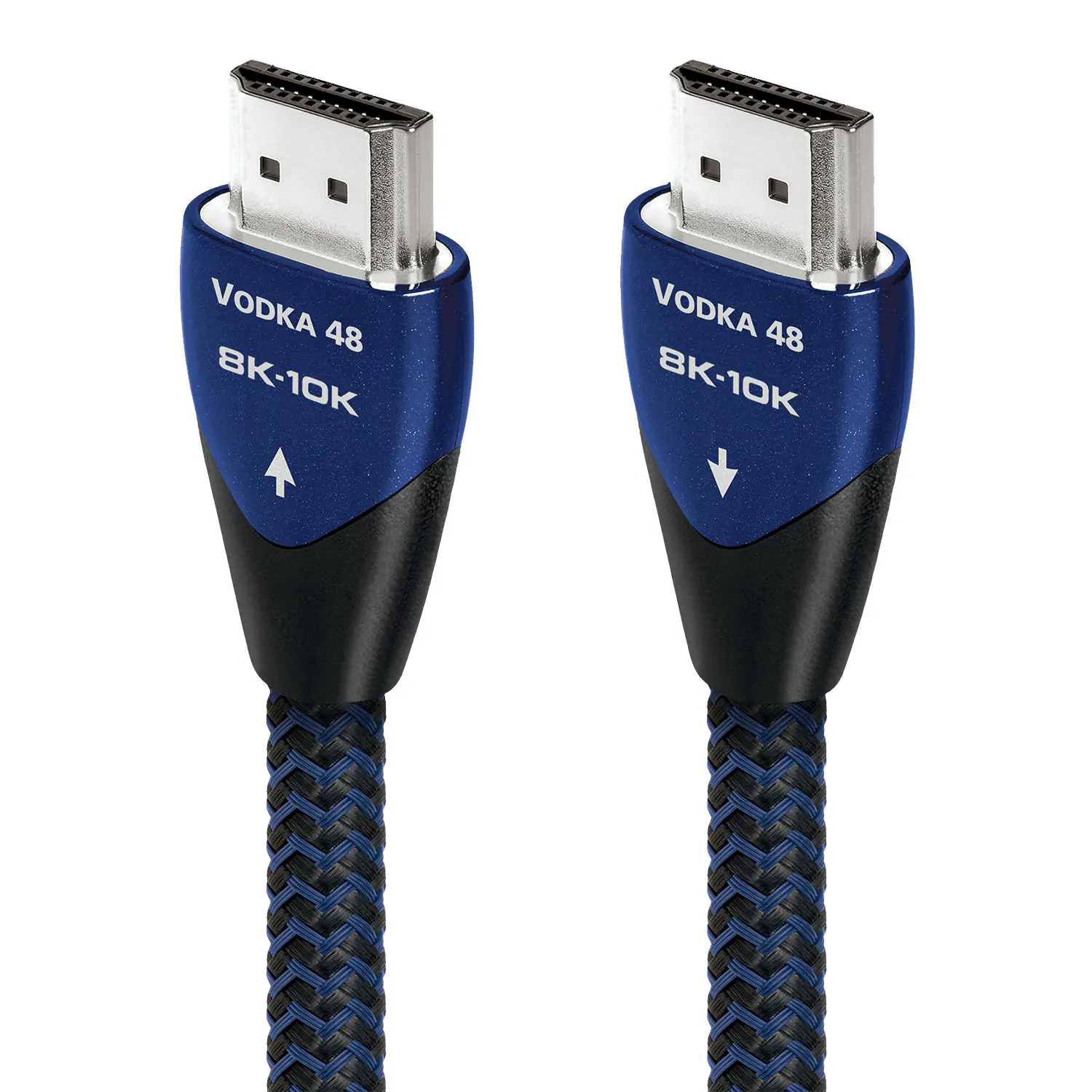 AudioQuest - Vodka 48 4.9' 4K-8K-10K 48Gbps HDMI Cable - Blue on Black