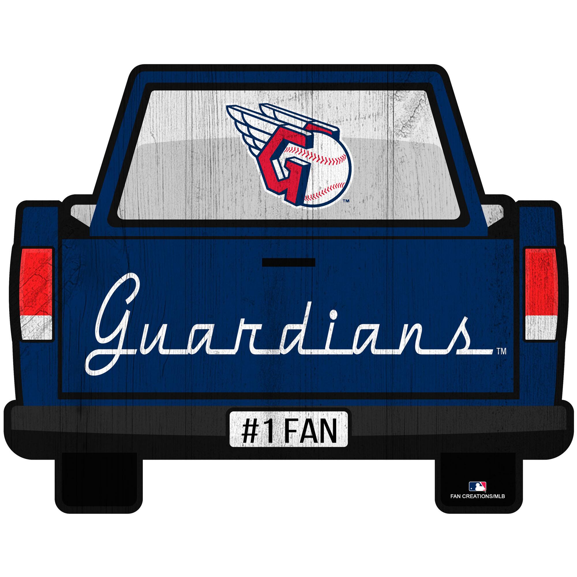 Cleveland Guardians 12'' x 12'' Truck Back D-cor