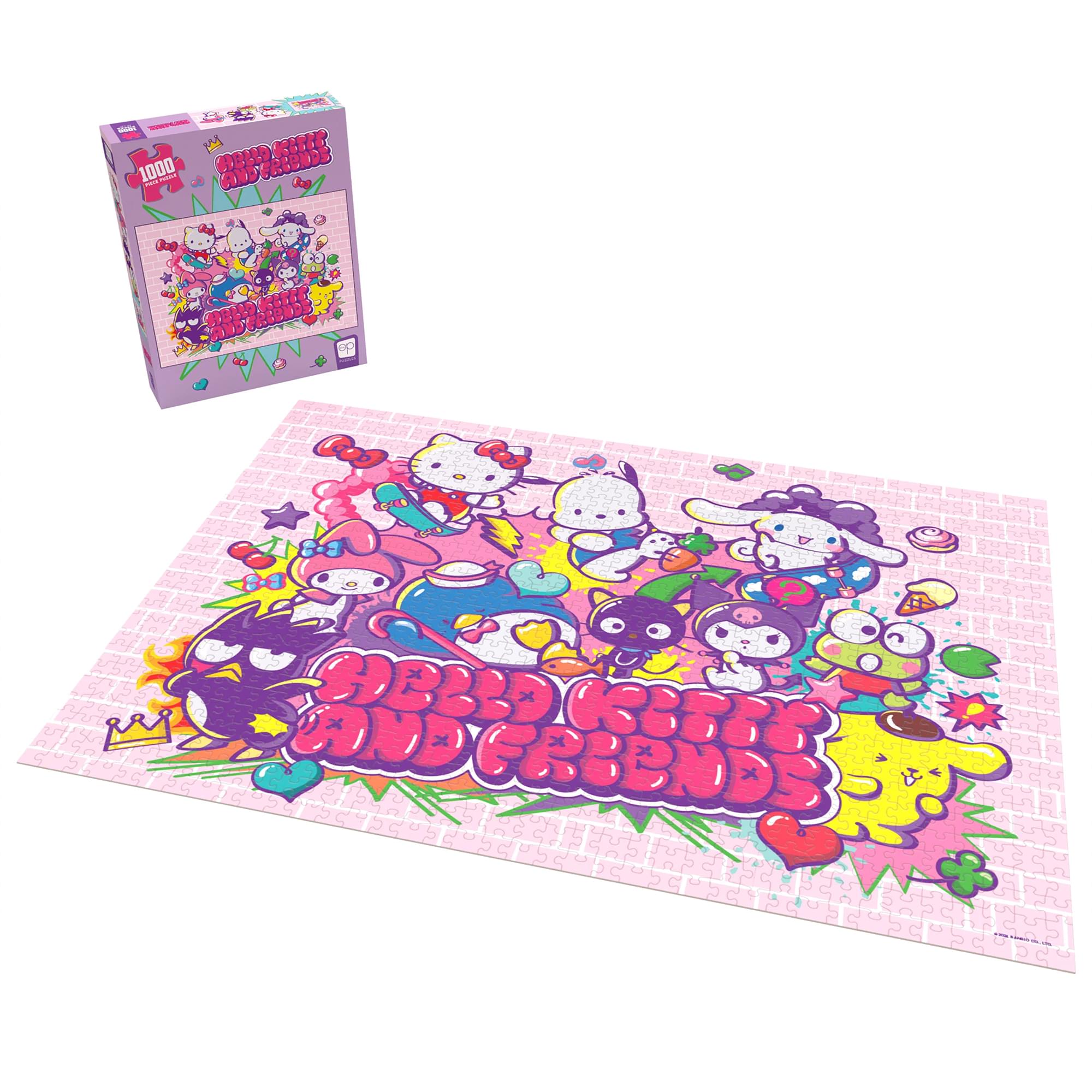 "USAoploy - Sanrio Hello Kitty and Friends ""Tokyo Skate"" 1000 Piece Jigsaw Puzzle - Multi-Color" price history on PriceWatchPro