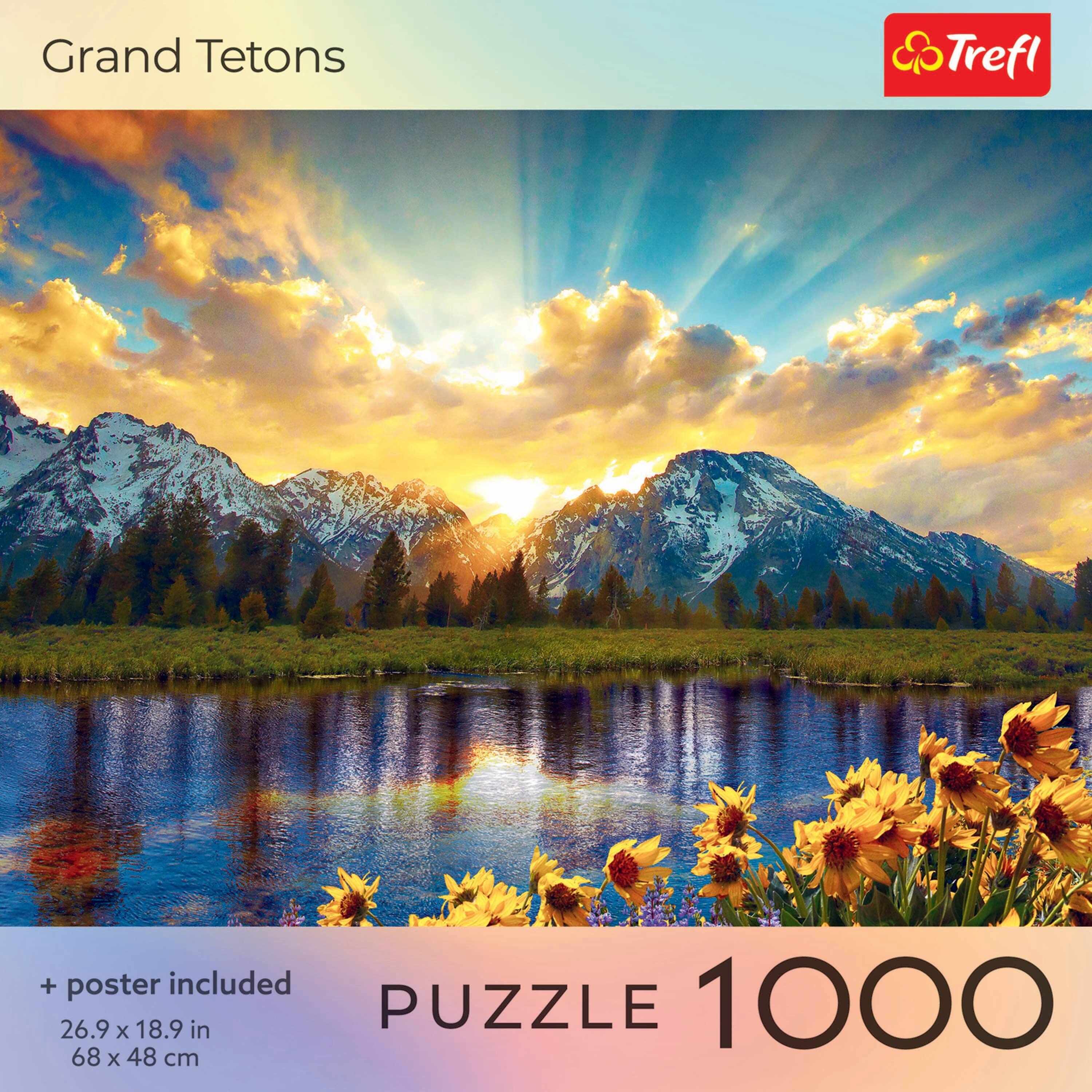 Grand Tetons

Trefl

+ poster included

26.9 x 18.9 in

68 x 48 cm

PUZZLE 1000