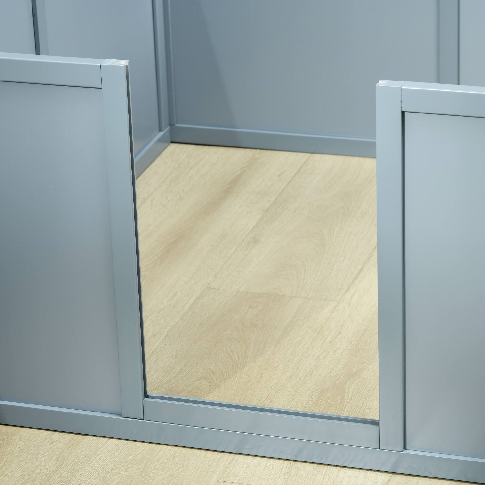 Alt View 4. Pawhut - Whelping Box for Dogs, Mother's Comfort, Pen with Removable Doors, Puppy Playpen, Newborn Supplies.