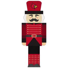 Fan Creations - Louisville Cardinals 31'' Nutcracker Leaner - Multicolor