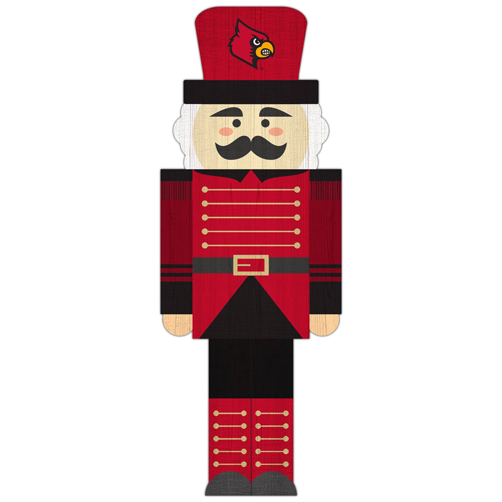 Louisville Cardinals 31'' Nutcracker Leaner