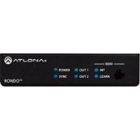 Atlona - Rondo 4K HDR Two-Output HDMI Distribution Amplifier - Black - Front_Zoom