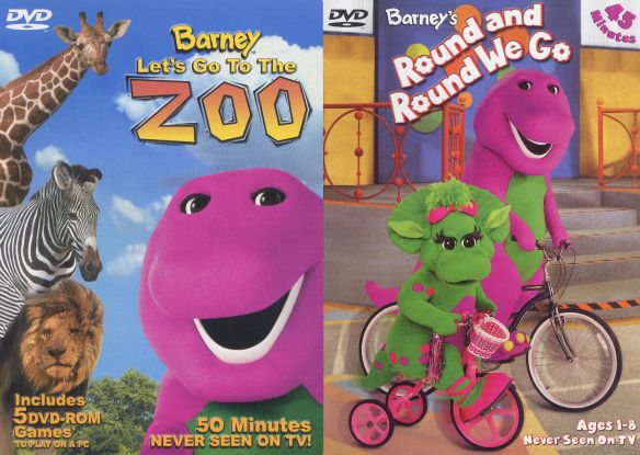 Best Buy: Barney: Let's Go to the Zoo/Round and Round We Go [2