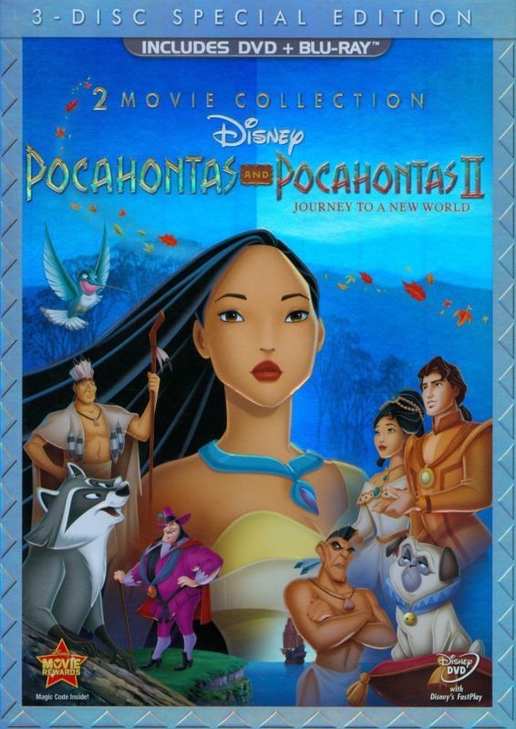  Pocahontas/Pocahontas II: Journey to a New World [2 Discs] [DVD/Blu-ray] [Blu-ray/DVD]