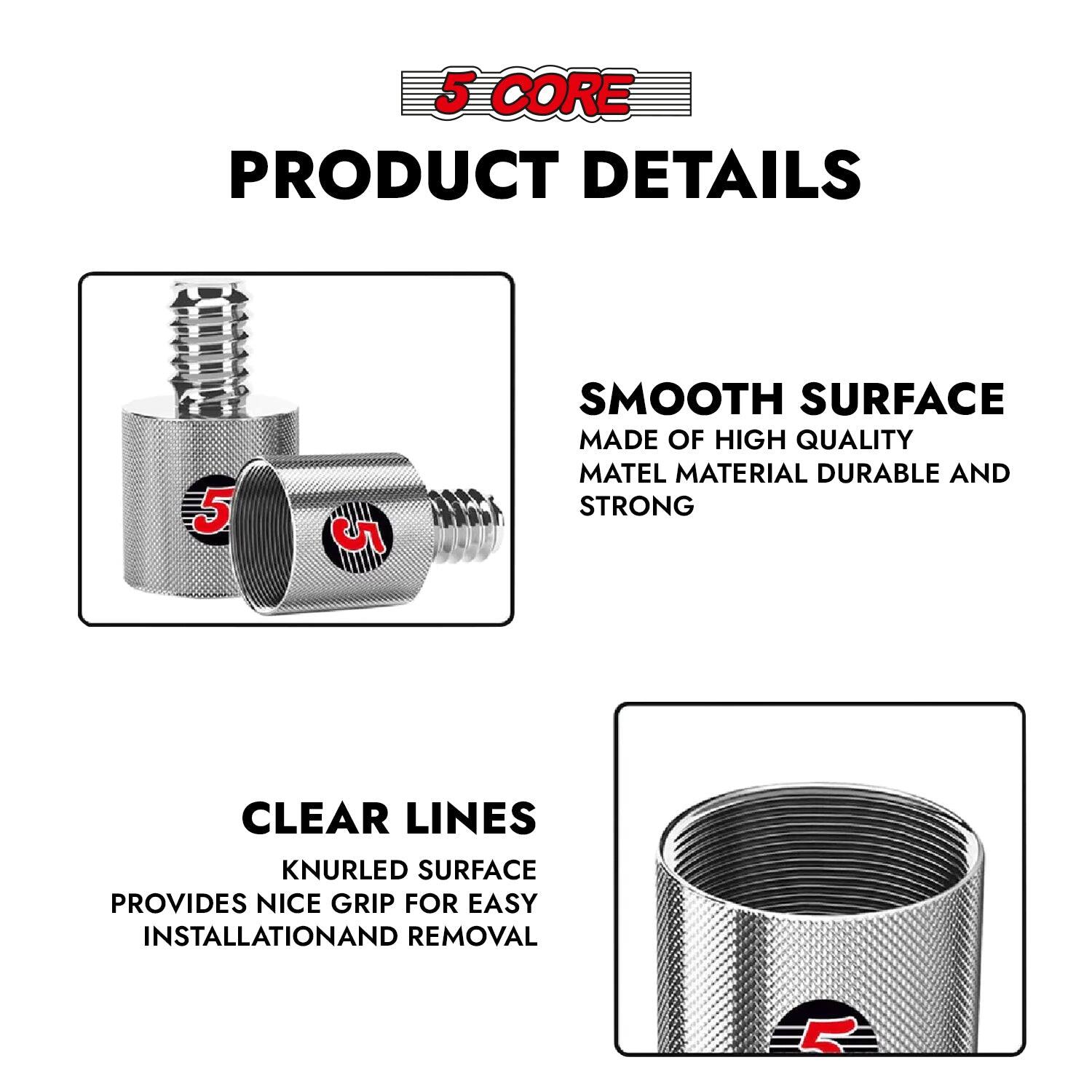 5 CORE PRODUCT DETAILS

SMOOTH SURFACE
MADE OF HIGH QUALITY MATEL MATERIAL DURABLE AND STRONG

CLEAR LINES
KNURLED SURFACE PROVIDES NICE GRIP FOR EASY INSTALLATION AND REMOVAL