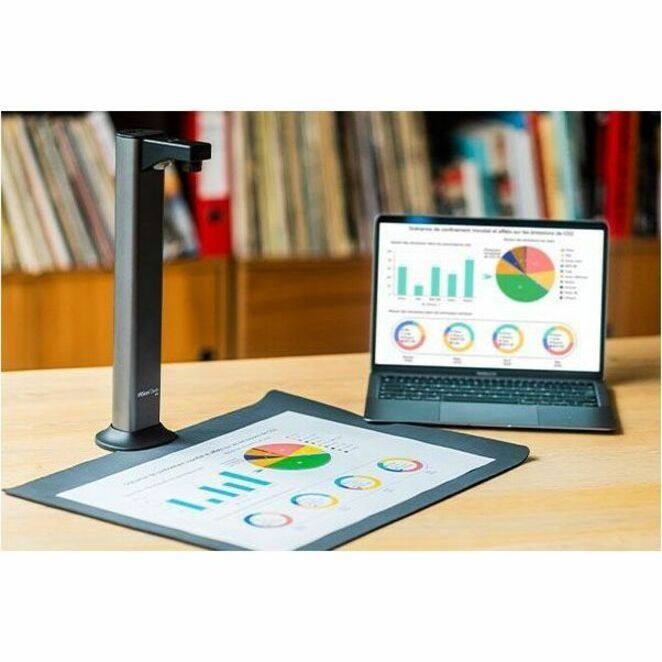 Alt View 1. IRIS - I.R.I.S. IRIScan Desk 7 Pro Overhead Scanner - 4912 x 3680 dpi Optical - 24-bit Color - Color, Grayscale Scan - Book - Unknown.