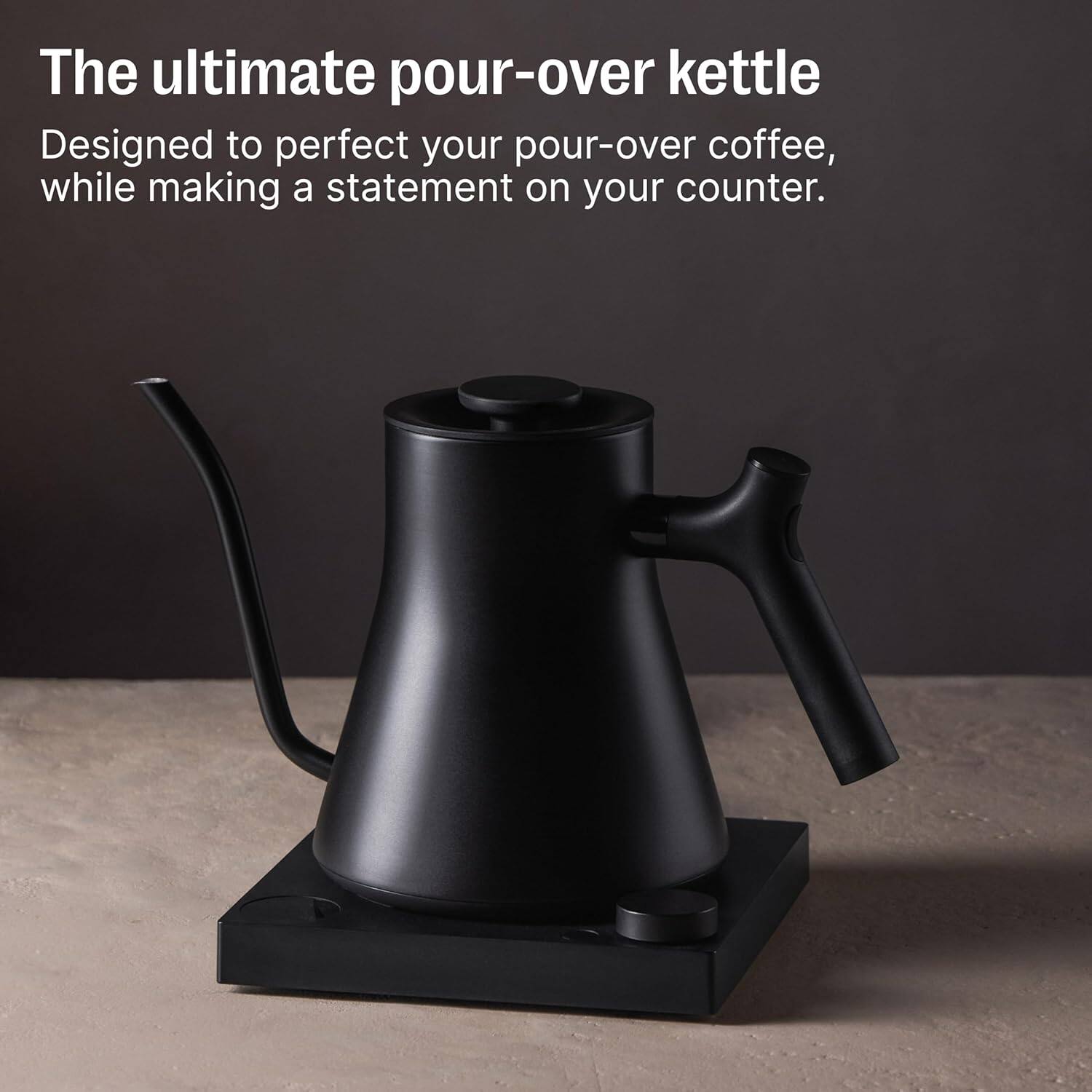 The ultimate pour-over kettle

Designed to perfect your pour-over coffee, while making a statement on your counter.