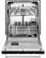 Alt View 11. KitchenAid - 24" Top Control Built-In Dishwasher with Stainless Steel Tub - Stainless Steel.