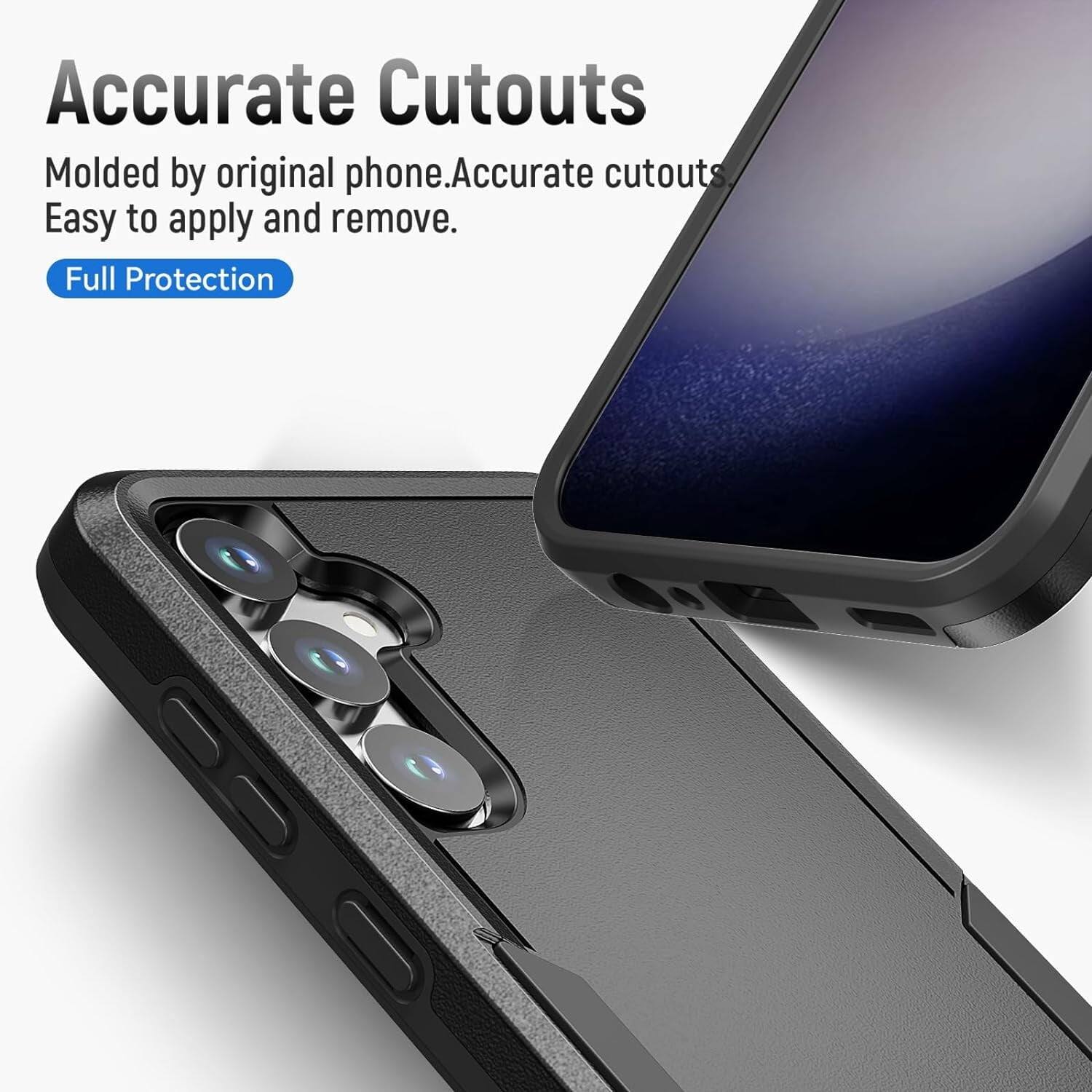 Accurate Cutouts
Molded by original phone. Accurate cutouts. Easy to apply and remove.
Full Protection