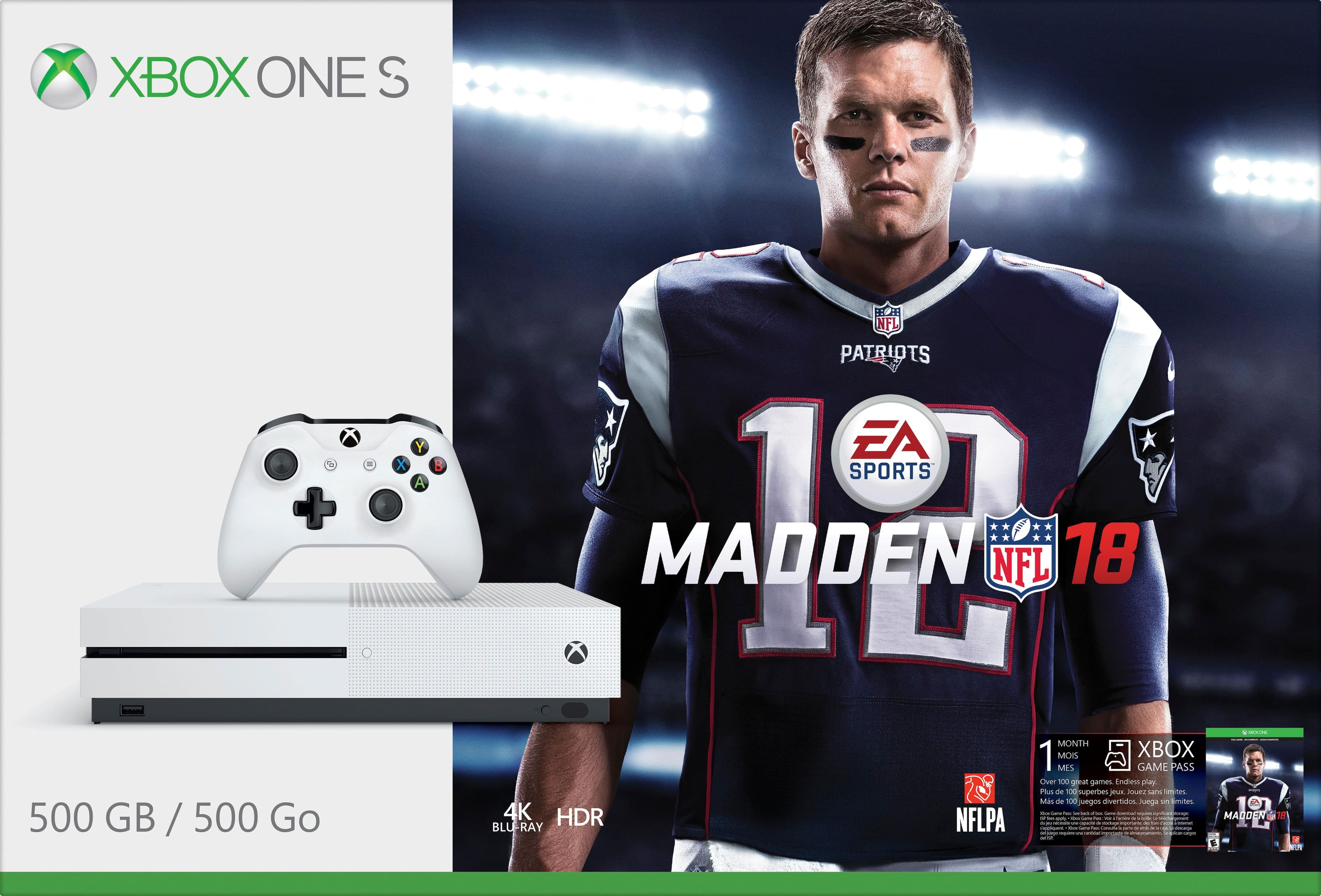 Microsoft Xbox One S 500GB Madden NFL 18 Bundle with - Best Buy