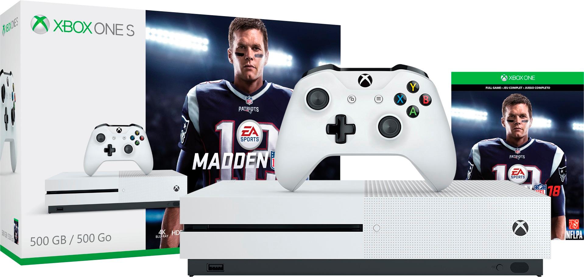 Best Buy: Microsoft Xbox One S 500GB Madden NFL 18 Bundle with 4K