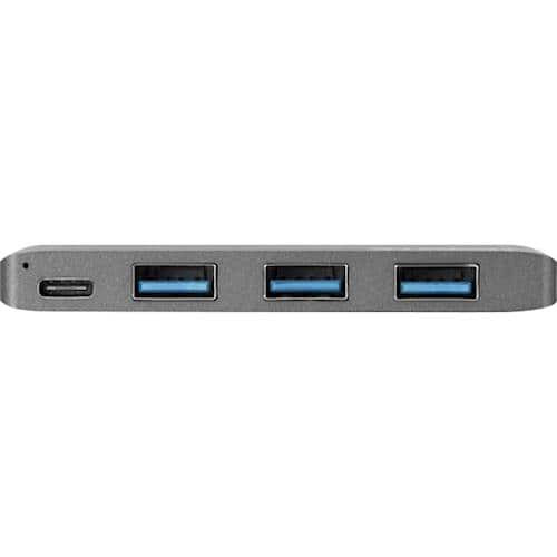 Urban Factory - 4-Port USB Hub - Sideral Gray - Larger Front