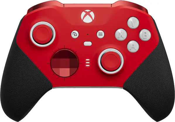 Microsoft - Xbox Elite Series 2 Core Wireless Controller for Xbox Series X, Xbox Series S, Xbox One, PCs, and Cloud-Enabled Devices - Red and White