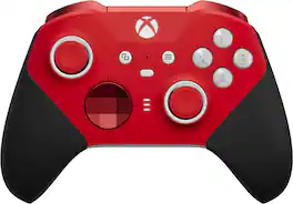 Microsoft - Xbox Elite Series 2 Core Wireless Controller for Xbox Series X, Xbox Series S, Xbox One, PCs, and Cloud-Enabled Devices - Red and White