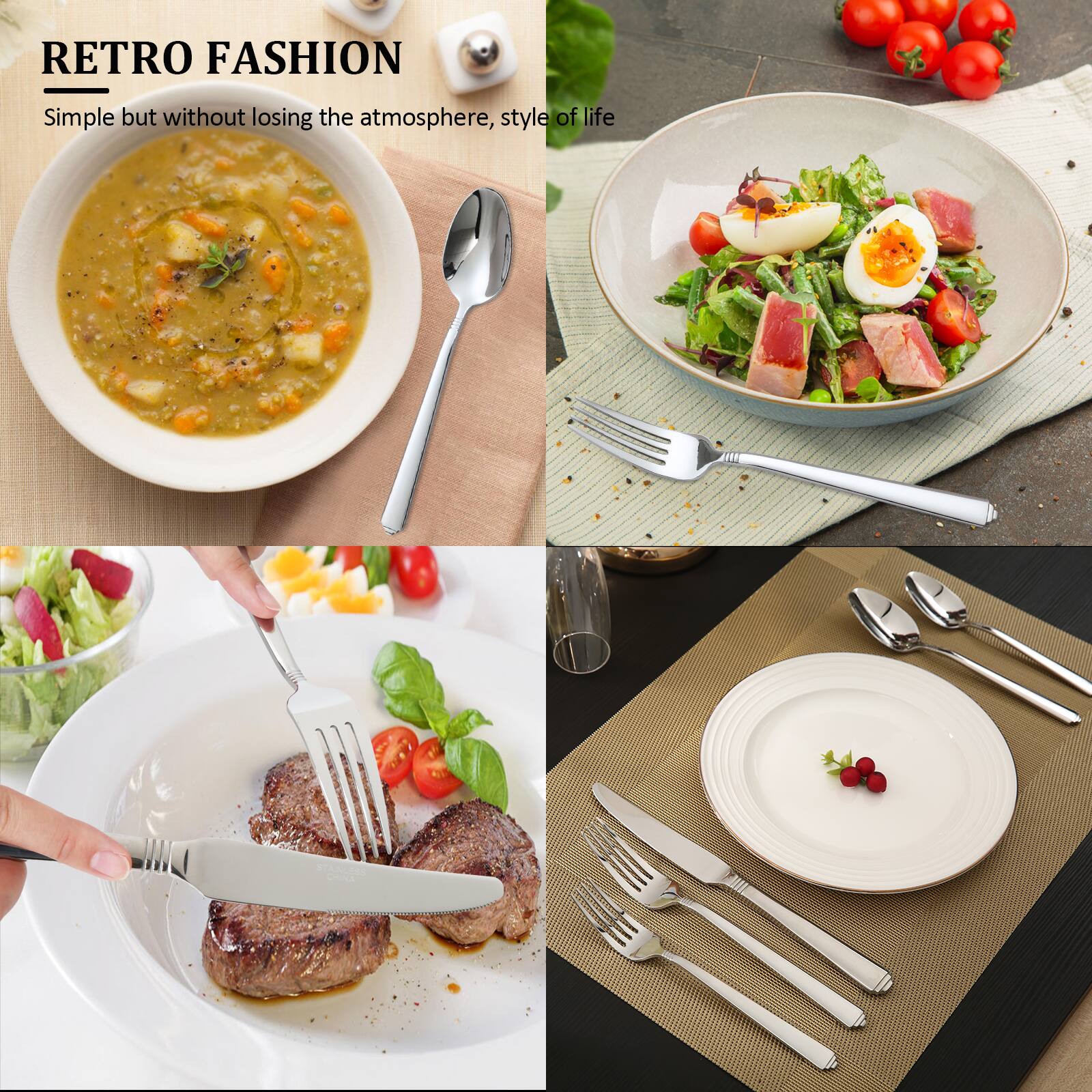 RETRO FASHION  
Simple but without losing the atmosphere, style of life