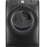 GE - 7.8 Cu. Ft. Stackable Smart Electric Dryer with Sanitize Cycle - Carbon Graphite
