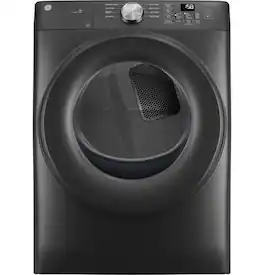 GE - 7.8 Cu. Ft. Stackable Smart Electric Dryer with Sanitize Cycle - Carbon Graphite