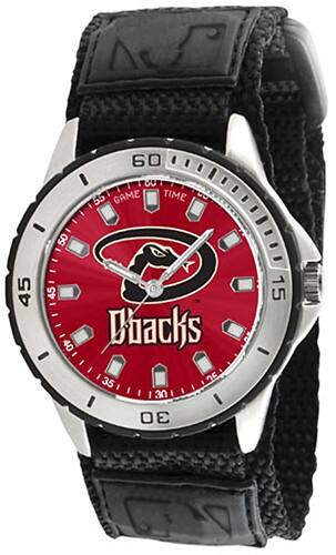 Angle Standard. Game Time - Veteran Series Arizona Diamondbacks Watch - Black.