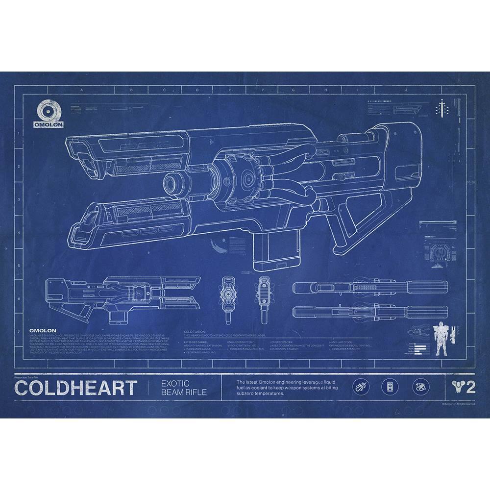 Front. Trends International - Destiny Coldheart Mounted Print.