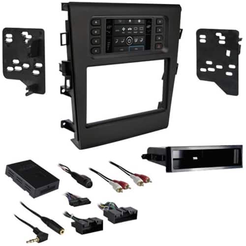 Metra - Dash Kit for Select 2013-2020 Ford Fusion DIN DDIN - Black - Front_Zoom