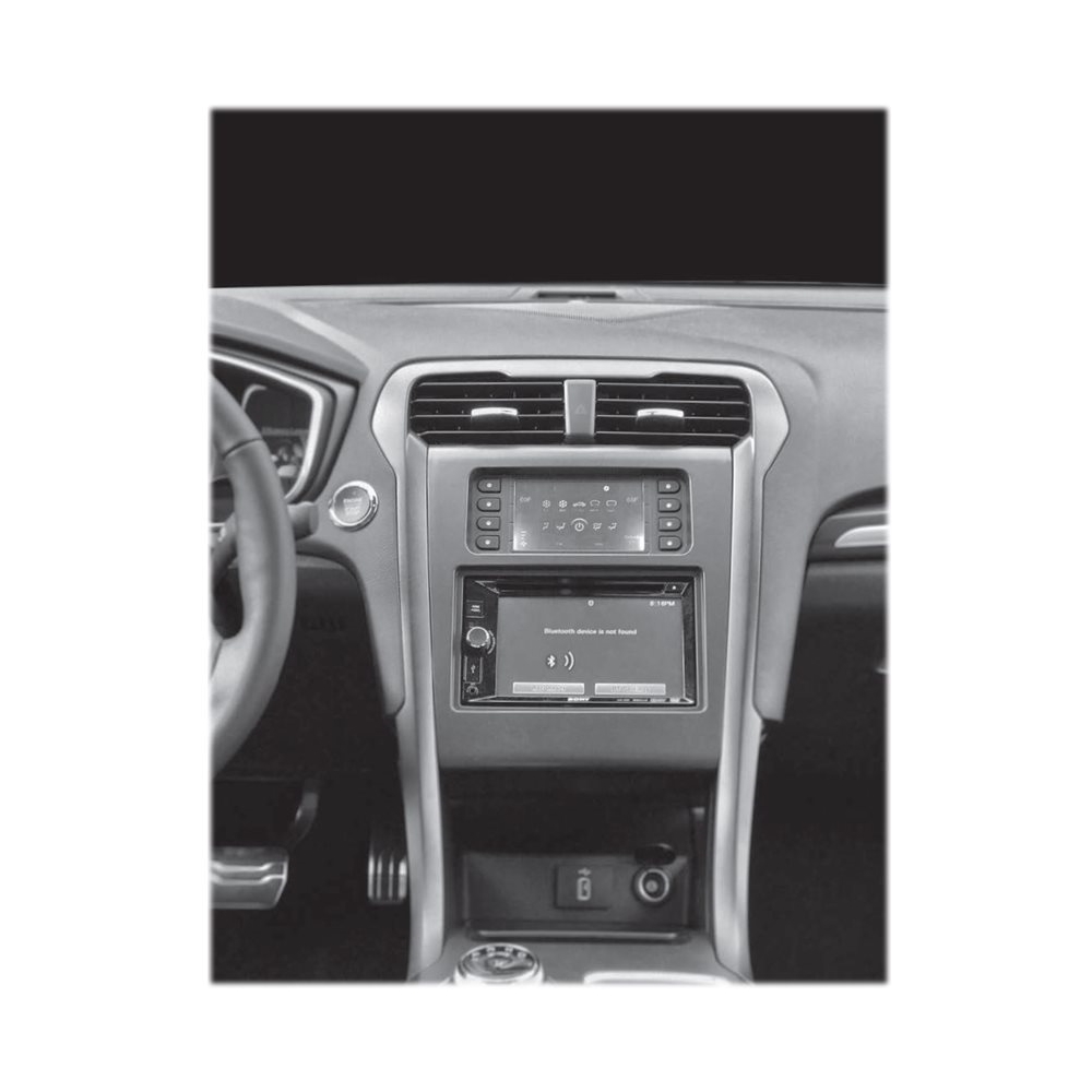 Metra Dash Kit for Select 2013-2020 Ford Fusion DIN DDIN Black 99