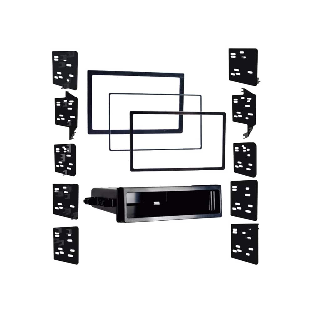 Metra - Dash Kit for Select 1984-2004 Toyota DIN DDIN - Black - Front_Zoom
