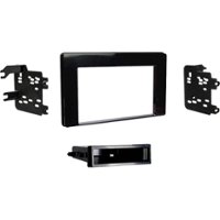 Metra - Dash Kit for Select 2017-2019 Toyota Corolla DIN DDIN - Black - Front_Zoom
