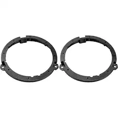 Front. Metra - Speaker Bracket for Select 2009-2021 Subaru Forester Impreza XV Crosstrek WRX including STI - Black.