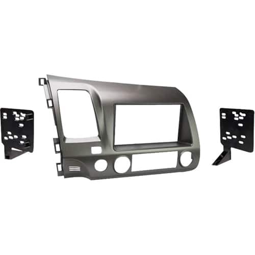 Front. Metra - Dash Kit for Select 2006-2011 Honda Civic DIN DDIN - Black.